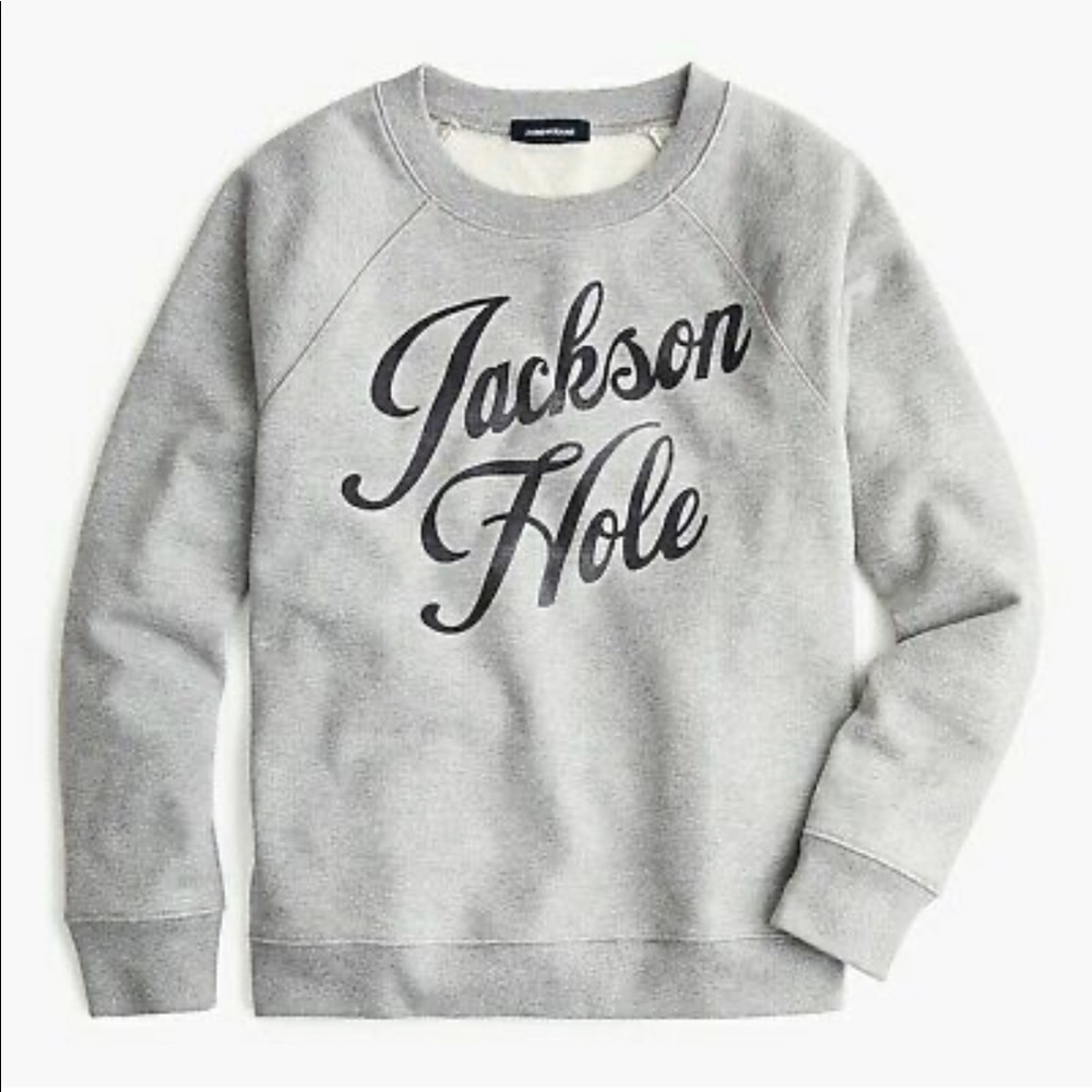 NWOT J. Crew Jackson Hole pullover sweatshirt